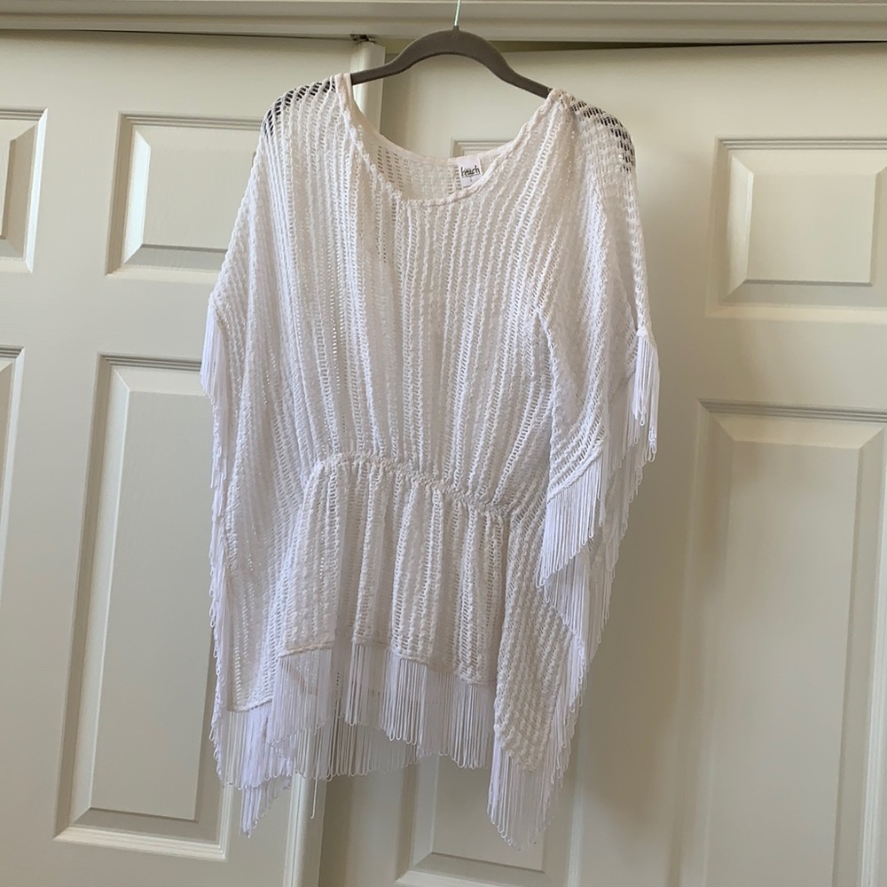 Open work airy top